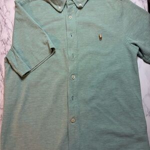 Boys Green Polo Shirt